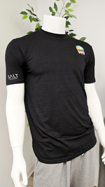 Island Fest Exclusive: Black Slim Fit Bamboo Tee (Unisex) - SALT Leisure Wear
