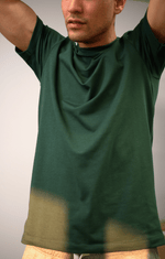 Men’s/Unisex Basic Forest Green Bamboo T-Shirt - SALT Leisure Wear